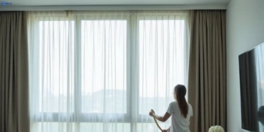 Delicate sheer drape cleaning campbelltown-nsw Matty Curtain Cleaning